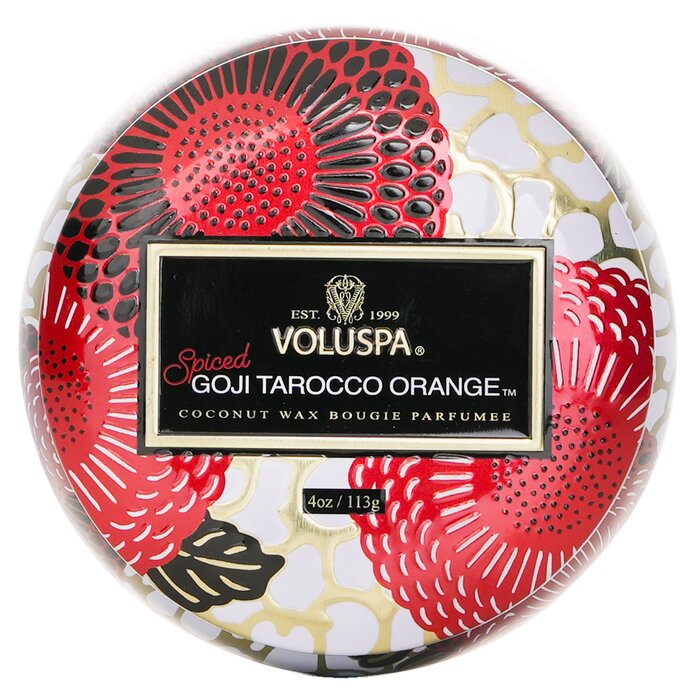 Voluspa Mini Tin Candle - Spiced Goji Tarocco Orange 113g