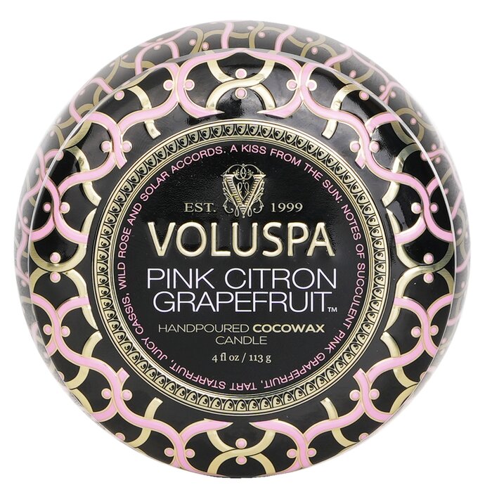 Voluspa Mini Tin Candle - Pink Citron Grapefruit 113g