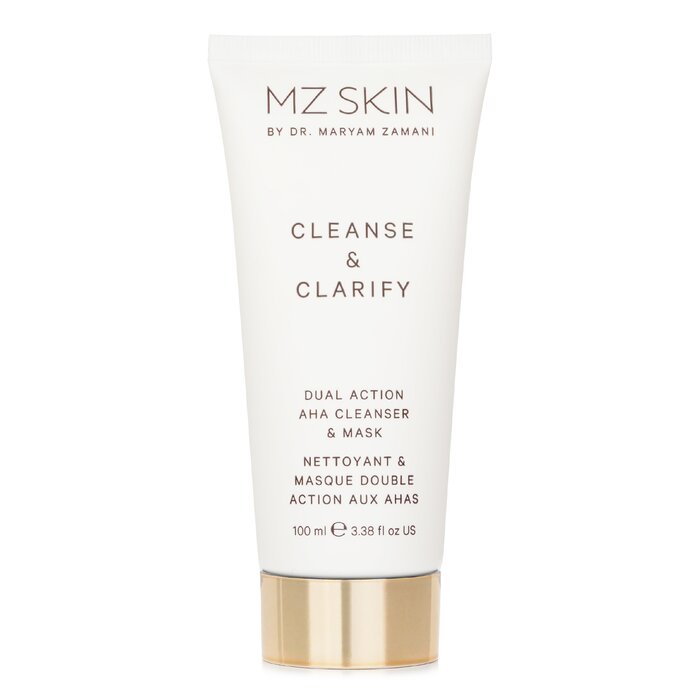 MZ Skin Cleanse &amp; Clarify Dual Action AHA Cleanser &amp; Mask 100ml