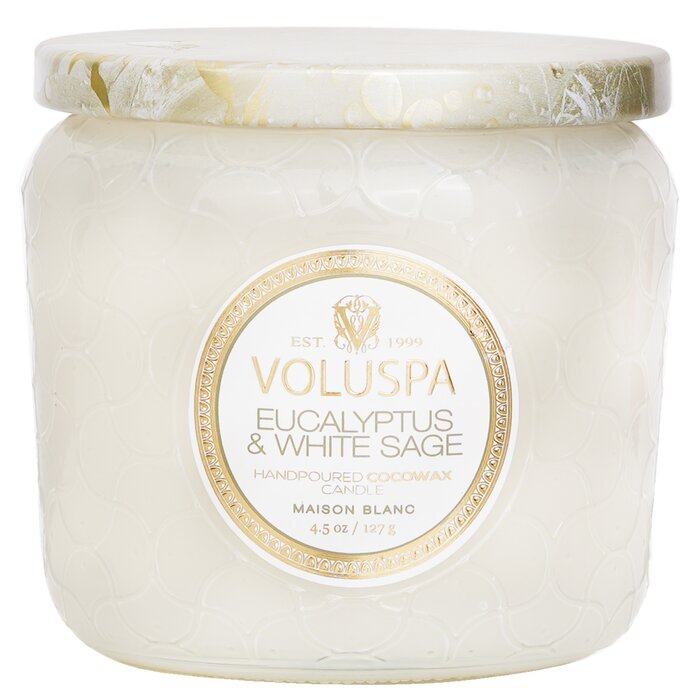 Voluspa Petite Jar Candle - Eucalyptus &amp; White Sage 128g