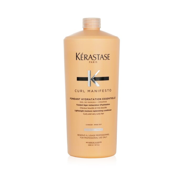 Kerastase Curl Manifesto Fondant Hydratation Essentielle Lightweight Moisture Replenishing Conditioner -For Curly&amp;Very Curly Hair 1000ml