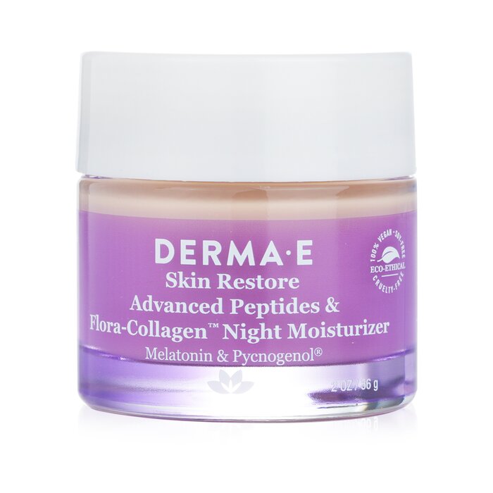 Derma E Skin Restore Advanced Peptides &amp; Flora Collagen Night Moisturizer 56g