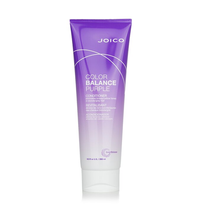 Joico Color Balance Purple Conditioner (Eliminates Brassy/Yellow Tones In Blonde/Gray Hair) 250ml
