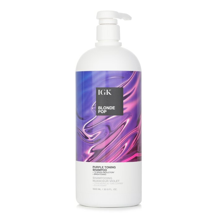 IGK Blonde Pop Purple Toning Shampoo 1000ml