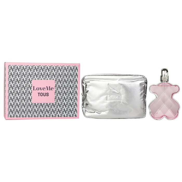 Tous Love Me Eau De Parfum Coffert: Eau De Perfum 90ml + Bag 2pcs