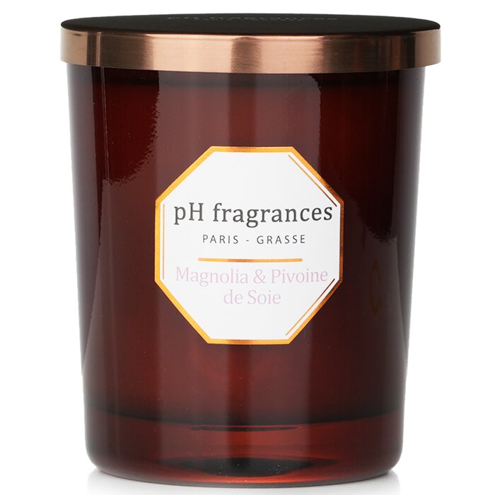 pH fragrances Scented Candle Magnolia &amp; Pivoine de Soie 180g
