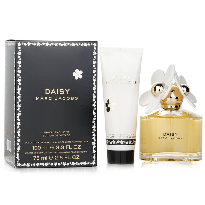 Marc Jacobs Daisy Travel Exclusive Edition De Voyage Coffret: Eau De Toilette Spray 100ml + Luminous Body Lotion 75ml 2pcs