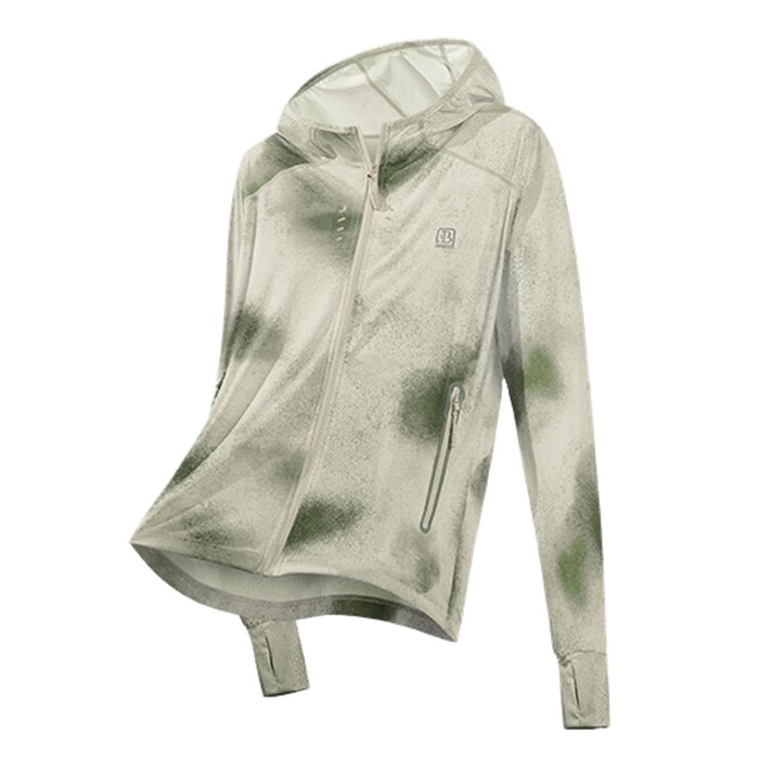 ONE BOY Ice-Cooling Breathable Jacket for ladies (Color: Matcha ; Size: L) 冰感透氣機能冰峰衣-女裝 (顏色:抹茶漠染) 大碼 1PC