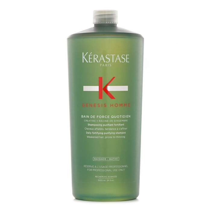 Kerastase Genesis Homme Bain De Force Quotidien Shampoo 1000ml