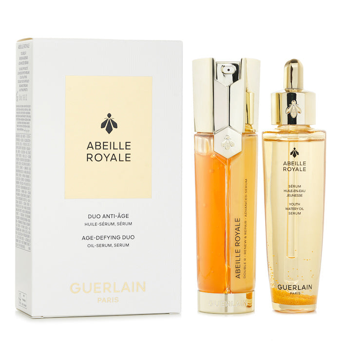 Guerlain Abeille Royale Set (1 x Youth Watery Oil Serum 50ml + 1 x Double R Renew &amp; Repair Serum 50ml) 100ml