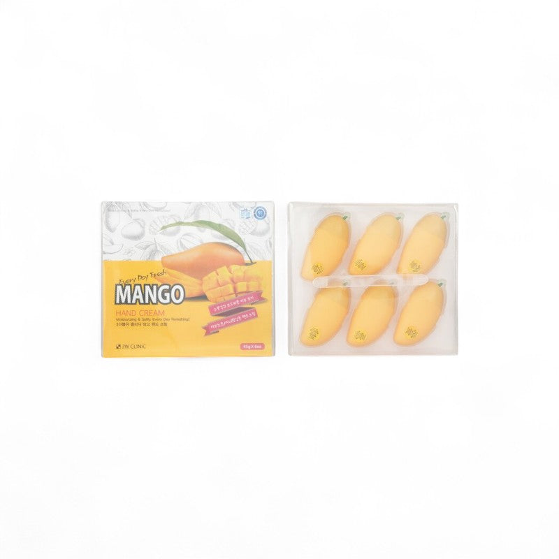 3W Clinic Hand Cream - Mango 564862 45g x 6