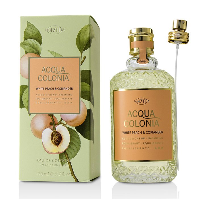 4711 Acqua Colonia White Peach &amp; Coriander Eau De Cologne Spray 170ml/5.7oz