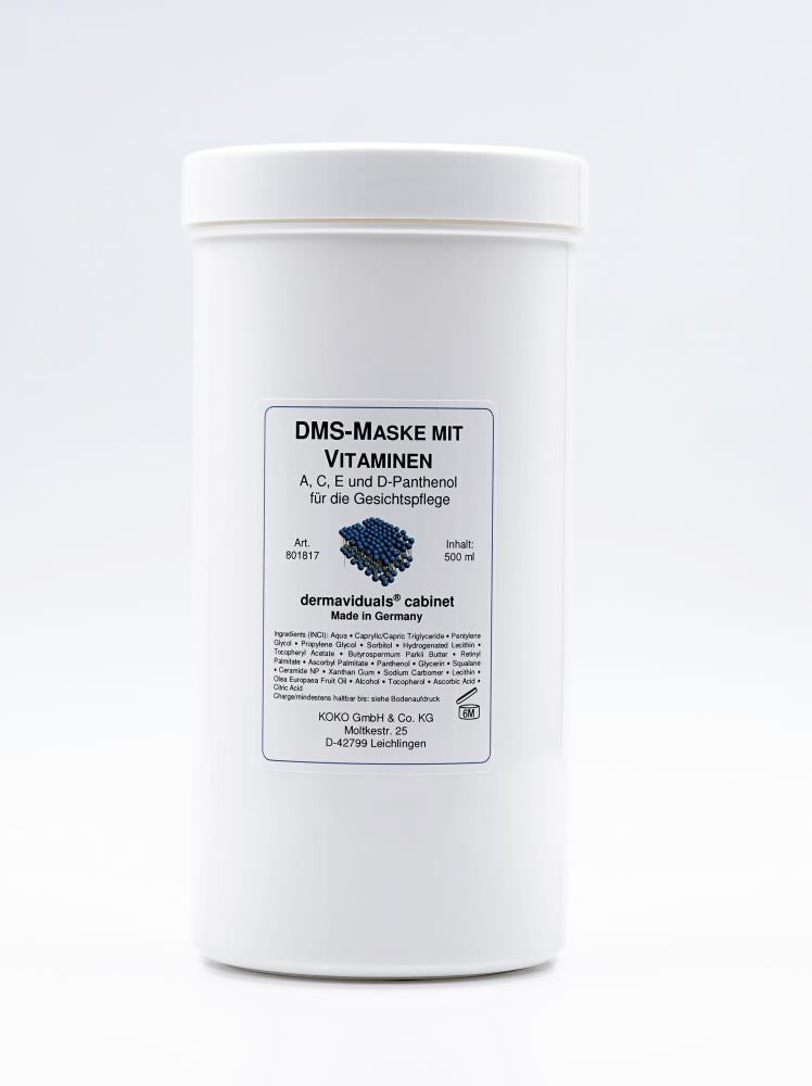 Dermaviduals DMS DMS Mask with Vitamin (lighter texture) (Maske mit Vitaminen) Salon Size 500ml