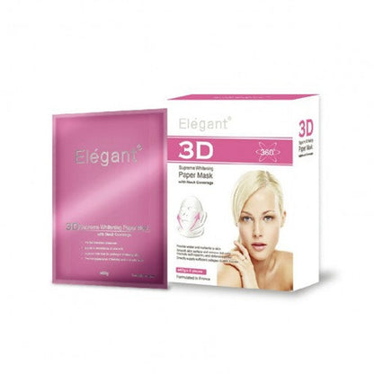Elegant 3D Supreme Whitening Paper Mask 60g x 5Pcs