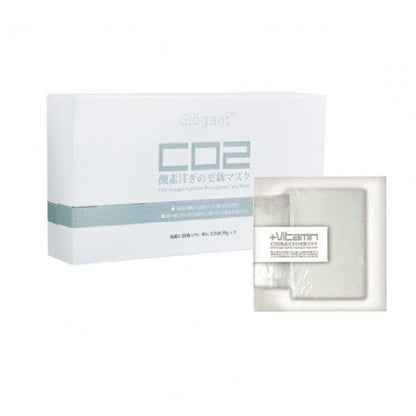 Elegant Vitamin CO2 Oxygen Injection Resurgence Face Mask 30g x 10Pcs