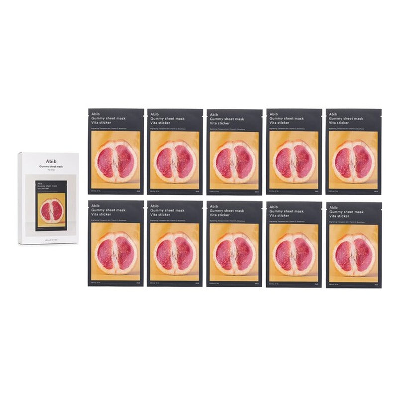 Abib Gummy Sheet Mask Vita Sticker 27ml x10pcs