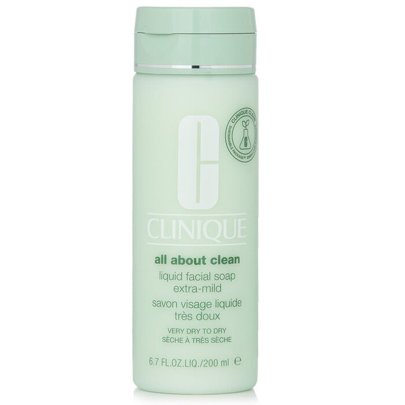 Clinique All About Clean Liquid Facial Soap Extra-Mild - Very Dry to Dry Skin 200ml