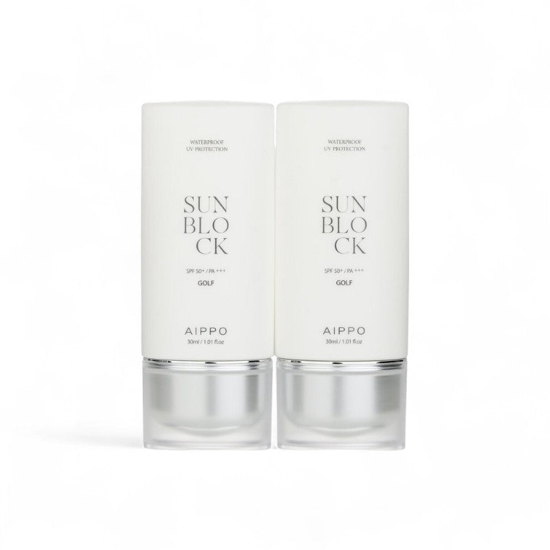 Aippo Sun Block Golf Outdoor Sunscreen SPF50+/PA+++ 085037 2x30ml/1.01oz