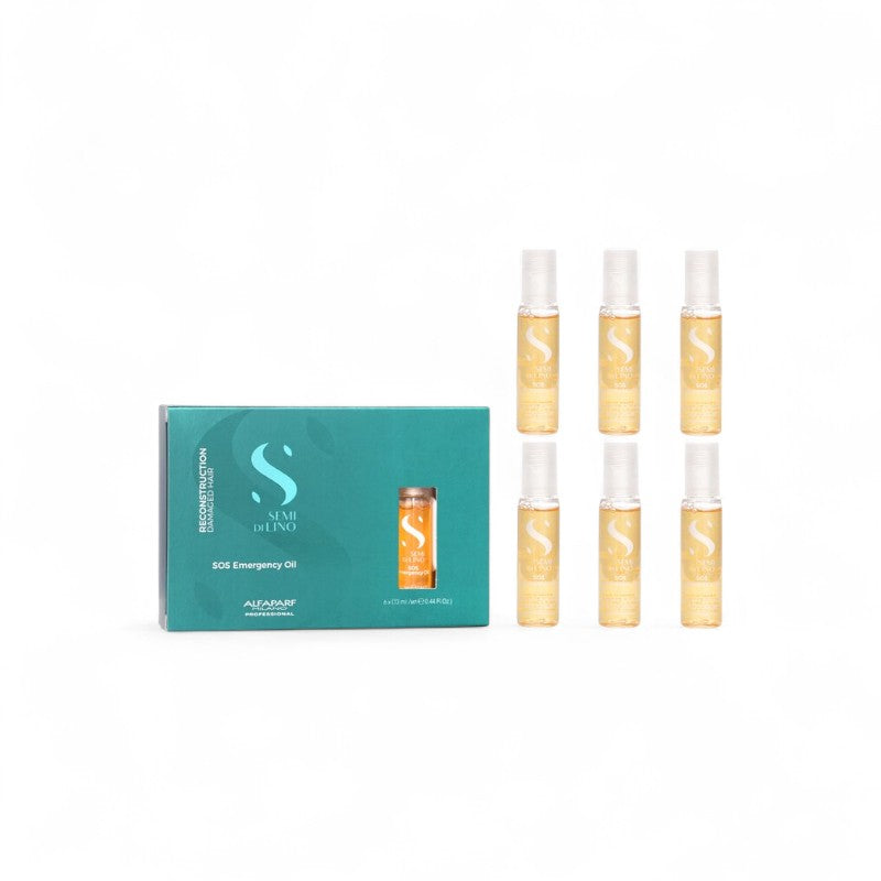 AlfaParf Semi Di Lino Reconstruction SOS Emergency Oil 152448 6x13ml/0.44oz