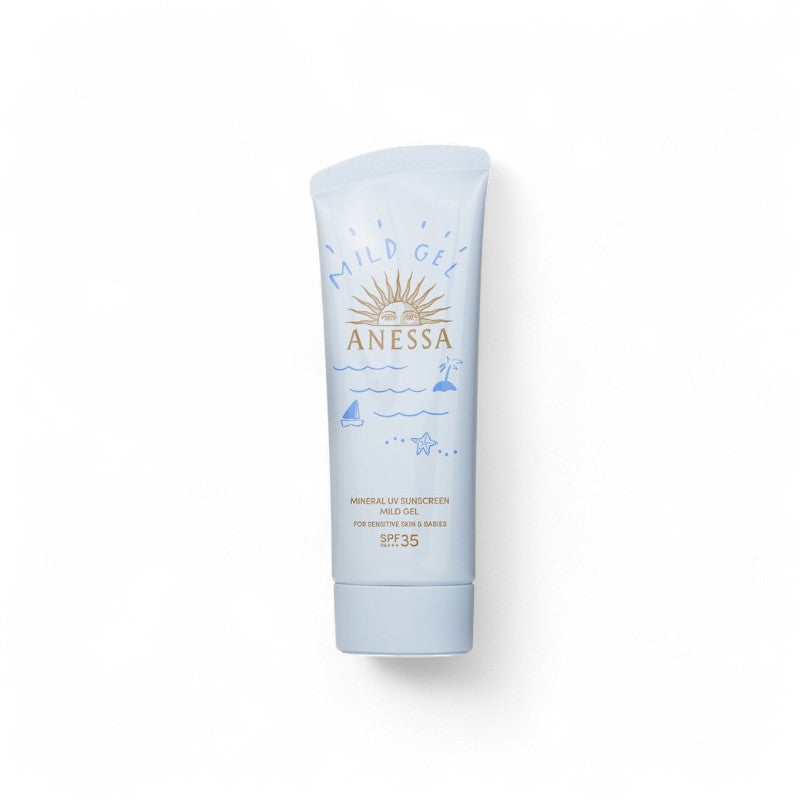 Anessa Mineral UV Sunscreen Mild Gel SPF35 For Sensitive Skin &amp; Babies 200879 90G