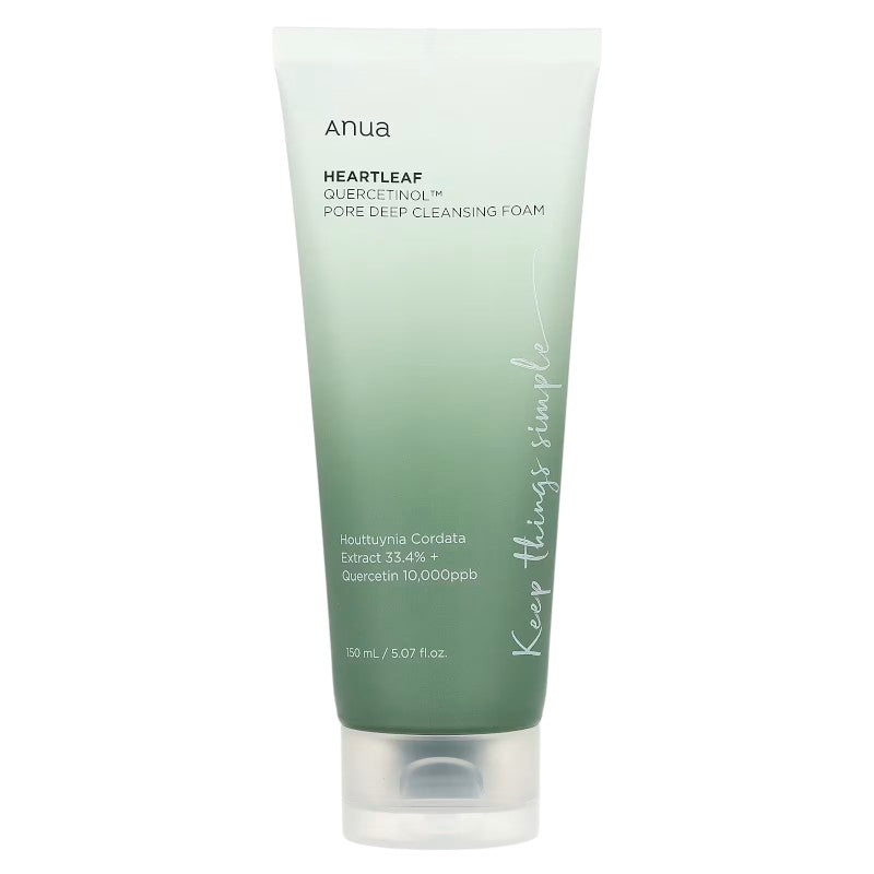 Anua Heartleaf Quercetinol Pore Deep Cleansing Foam 2024 Version - 150ml