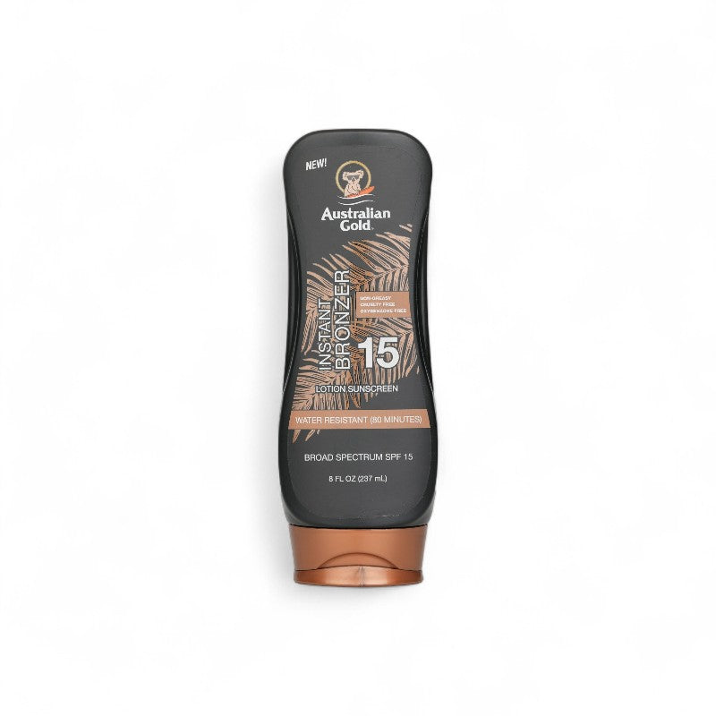 Australian Gold Lotion Sunscreen SPF 15 with Instant Bronzer 33085/A70901/A70663 237ml/8oz