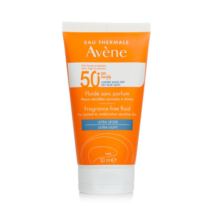 Avene Very High Protection Fragrance-Free Fluid SPF50+ - For Normal to Combination Sensitive Skin 149128 50ml/1.7oz