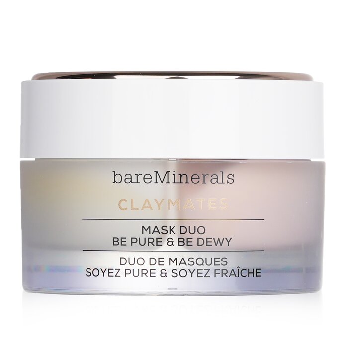 BareMinerals Claymates Be Pure &amp; Be Dewy Mask Duo 52072/86007 58g/2.04oz