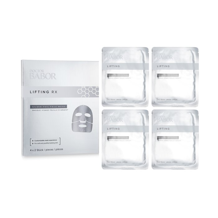 Babor Doctor Babor Lifting Rx Silver Foil Face Mask 34341/400273 4pcs