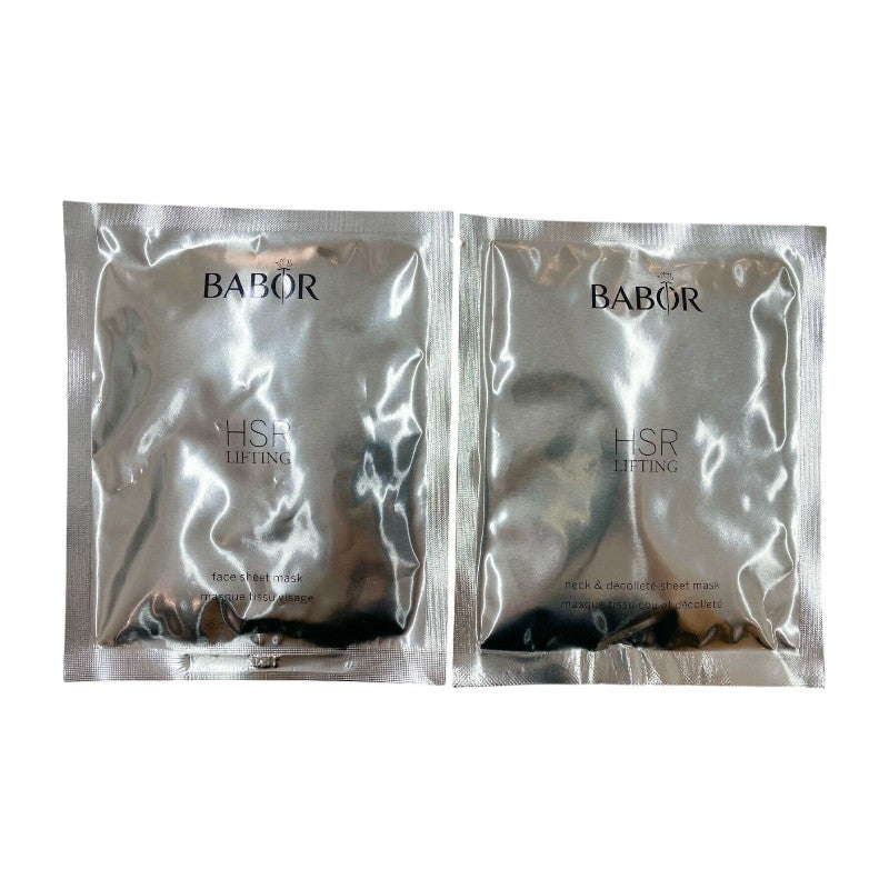 Babor HSR Lifting Sheet Mask for Face + Neck/ Décolleté (2Masks in Set) 10sets