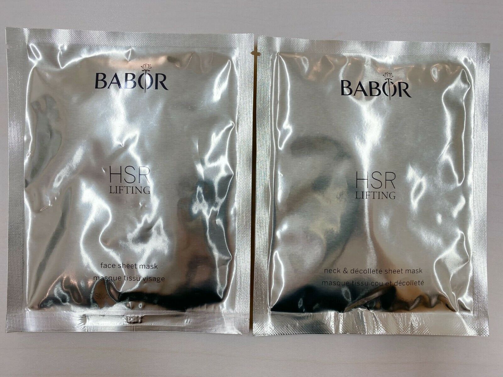 Babor HSR Lifting Sheet Mask for Face + Neck/ D?collet? (2 Masks in Set) 10sets