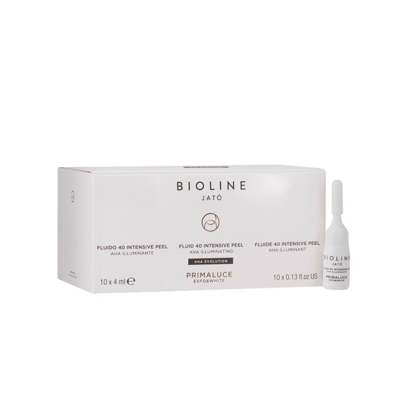Bioline Primaluce Exfo &amp; Whiteaha Fluid 40 Intensive Peel(Peel Illuminating) 10 x4ml