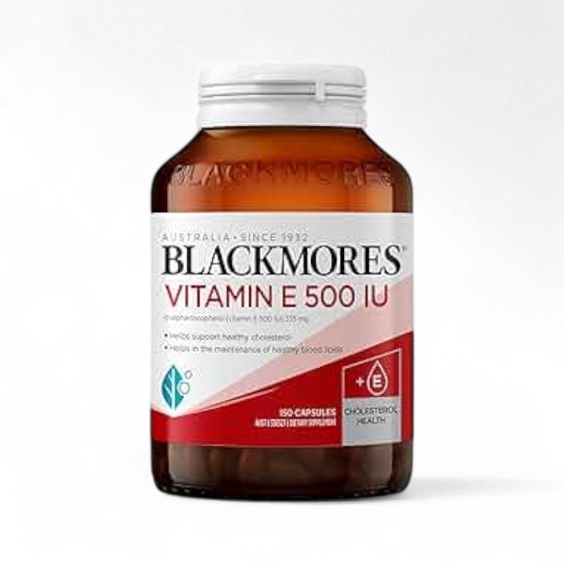 Blackmores NATURAL VITAMIN E 500IU 150 CAPSULES 澳洲 Blackmores 澳佳寶維生素E500IU 150粒 (新包裝） UPC 9300807205211 pc