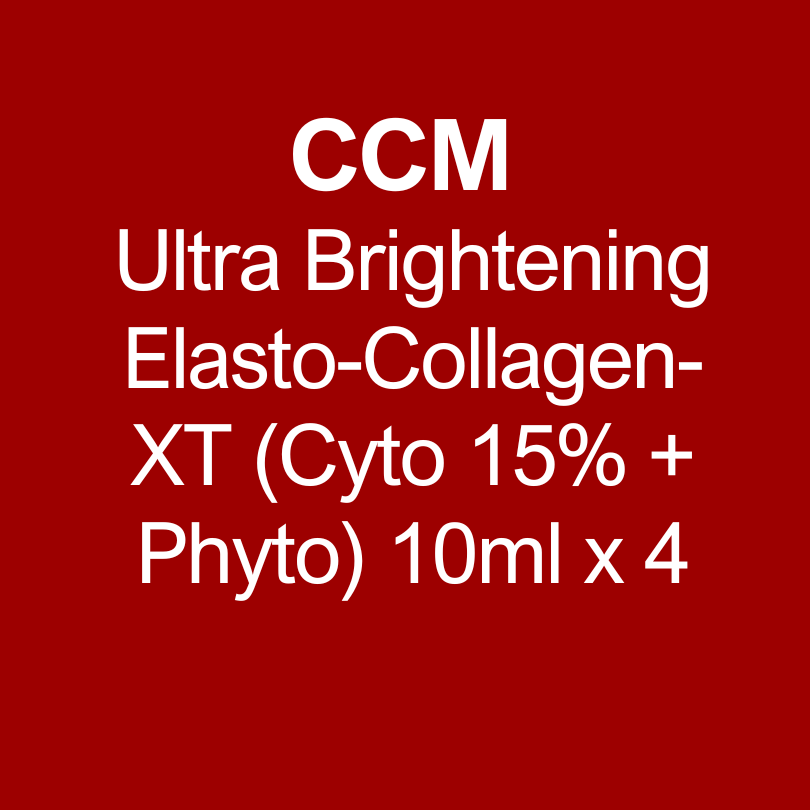 CCM Ultra Brightening Elasto-Collagen-XT (Cyto 15% + Phyto) 10ml x 4