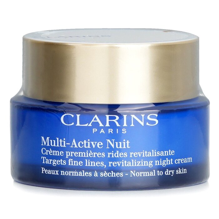 Clarins Multi-Active Night Targets Fine Lines Revitalizing Night Cream - For Normal To Dry Skin  50ml/1.7oz (Parallel Import)