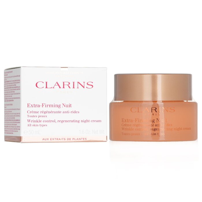 Clarins Extra-Firming Nuit Wrinkle Control, Regenerating Night Cream - All Skin Types 80033514 50ml/1.6oz (Parallel Import)