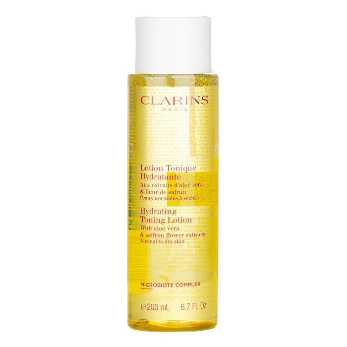 Clarins Hydrating Toning Lotion with Aloe Vera &amp; Saffron Flower Extracts - Normal to Dry Skin  200ml/6.7oz (Parallel Import)