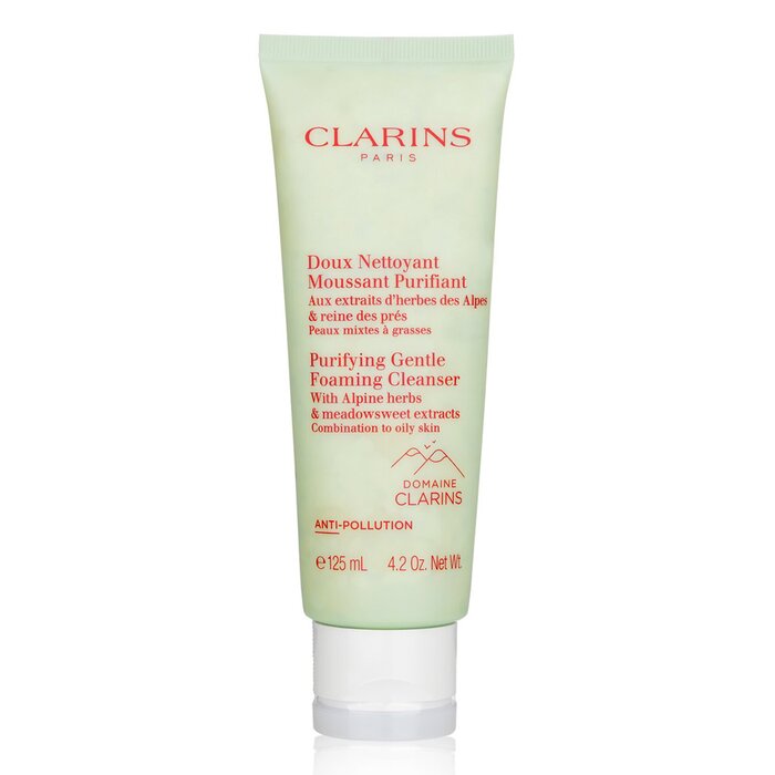 Clarins Purifying Gentle Foaming Cleanser with Alpine Herbs &amp; Meadowsweet Extracts - Combination to Oily Skin  125ml/4.2oz (Parallel Import)