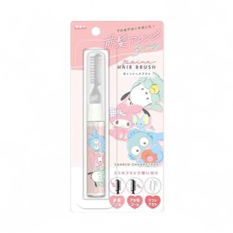 CRUX Sanrio Characters 3 Way Point Hair Brush No Fragrance Pink - 1 pc
