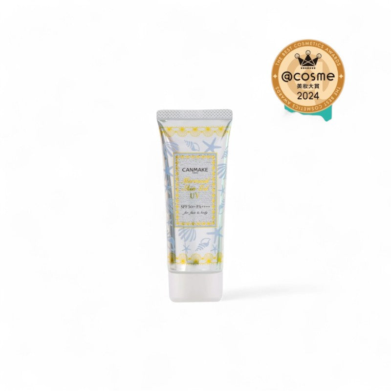 Canmake Mermaid Skin Gel UV Sunscreen SPF 50+ PA++++ 02 White