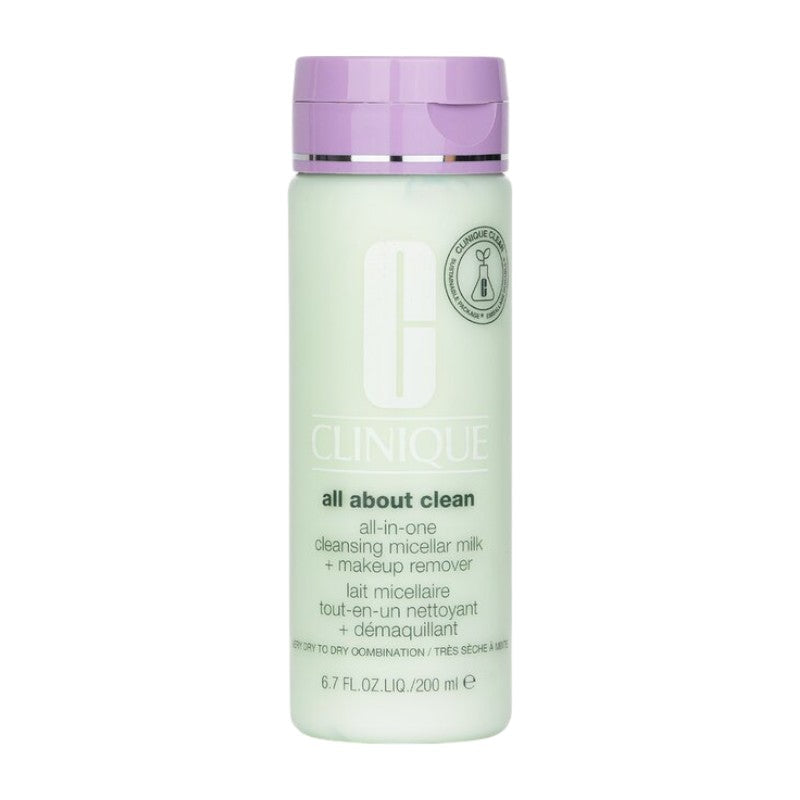 Clinique All-In-One Cleansing Micellar Milk+Makeup Remover Very Dry/Dry Combination  200ml/6.7oz