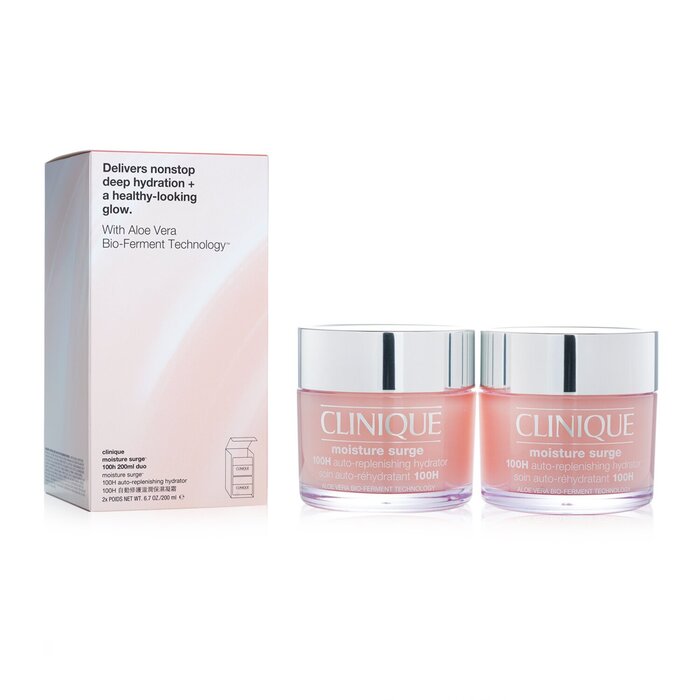 Clinique Moisture Surge 100H Auto-Replenishing Hydrator (Jumbo Size) Duo Pack 06698/KWW9 2x200ml/6.7oz