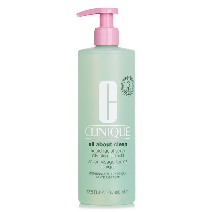 Clinique All About Clean Liquid Facial Soap Oily Skin Formula (Combination Oily to Oily Skin) 322021 400ml/13.5oz