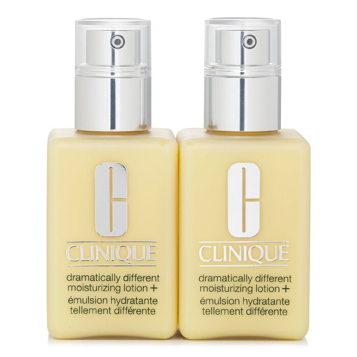 Clinique Dramatically Different Moisturizing Lotion+ (For Dry Combination Skin) 636289 2x125ml/4.2oz