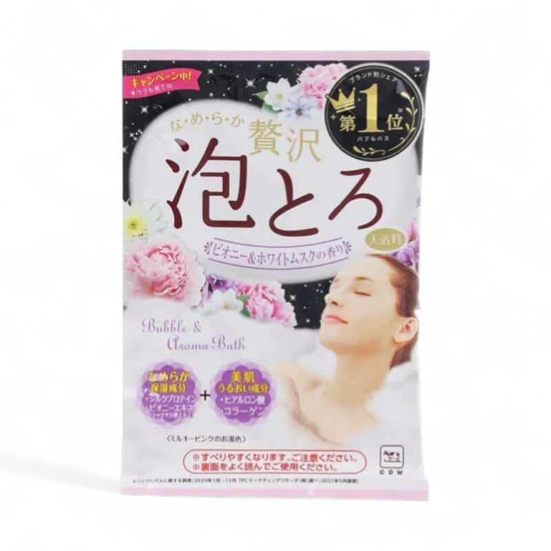 Cow Brand Soap Awatoro Bath Additives Peony &amp; White Musk Bath Salts 30g