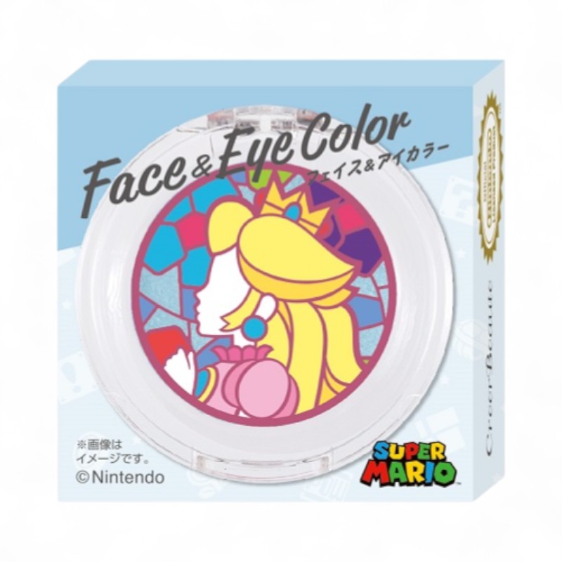 Creer Beaute Nintendo Super Mario Princess Peach Face &amp; Eye Color Baby Blue