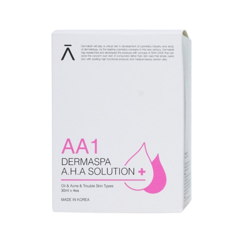 Dermabell DERMASPA A.H.A Solution AA1 30ml x 4ea
