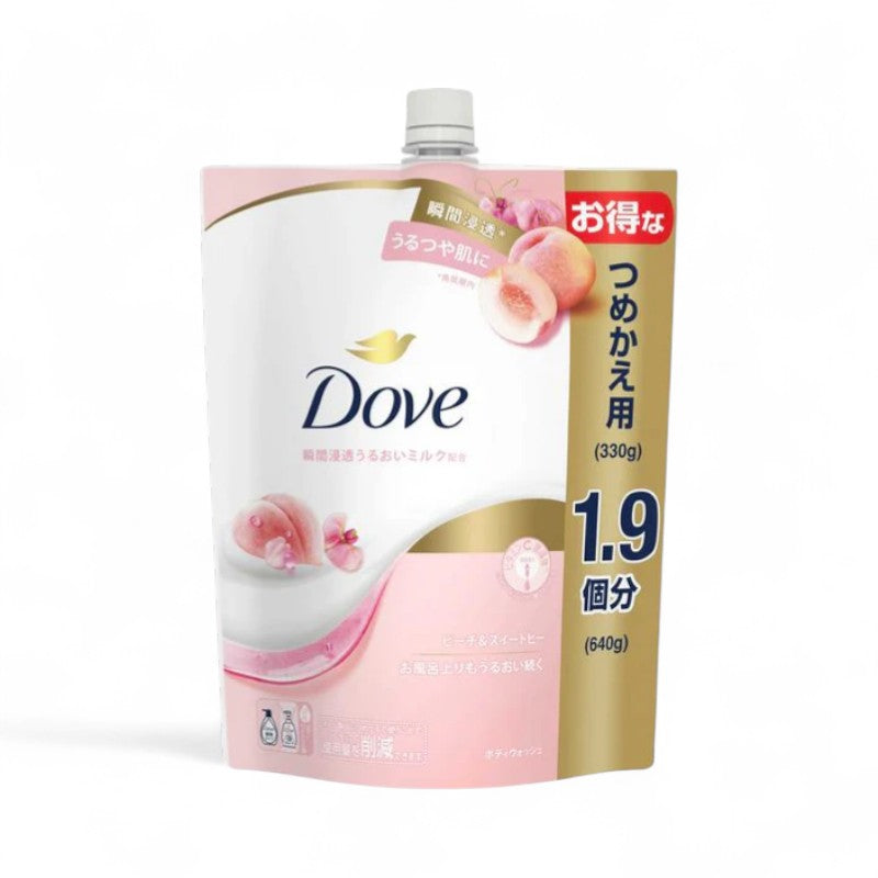 Dove Japan Moisturizing Body Wash Peach &amp; Sweet Pea - 640g Refill