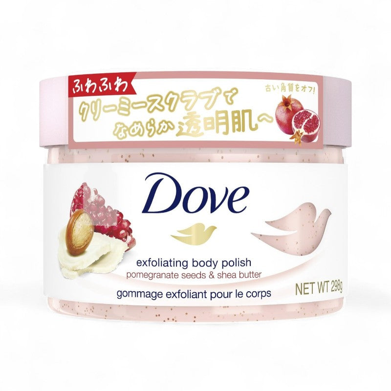 Dove Japan Exfoliating Body Polish Pomegranate Seeds &amp; Shea Butter - 298g