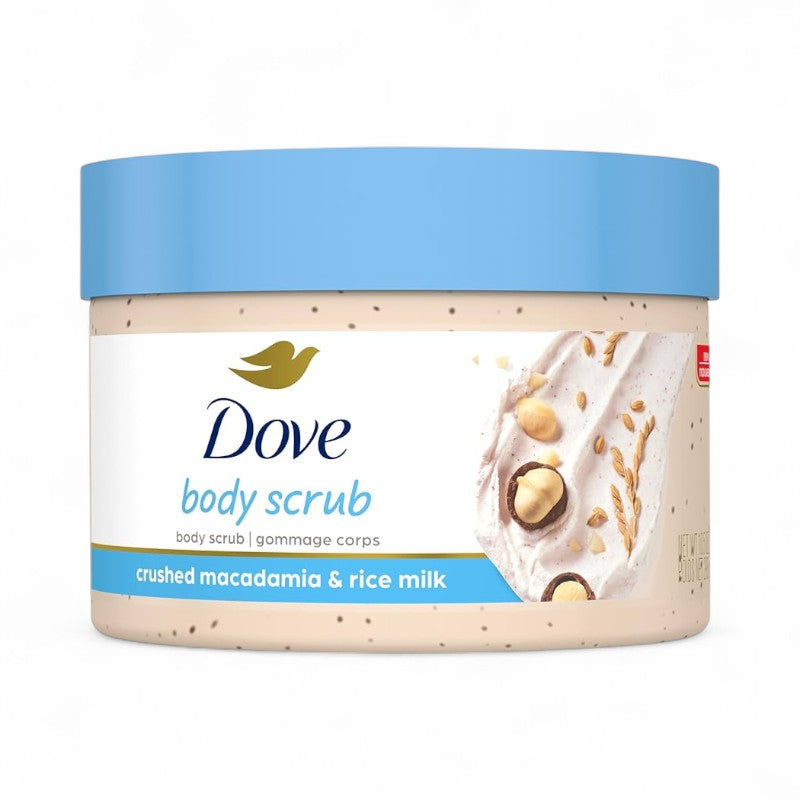 Dove Japan Exfoliating Body Polish Crushed Macadamia &amp; Rice Milk - 298g